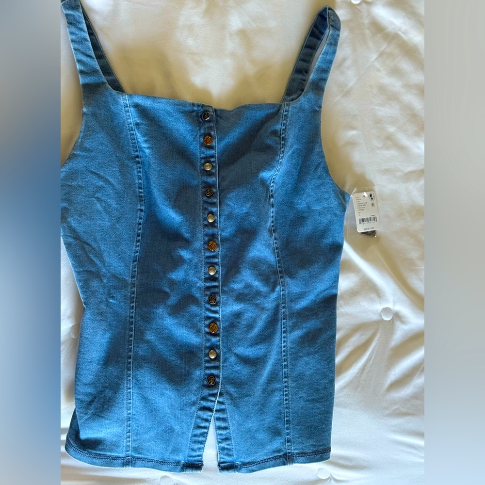 Free People “A Moment in Time Vest” Size Large